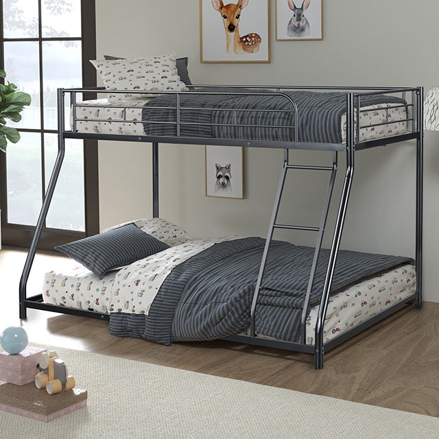 Panos Twin/Full Metal Bunkbed - U&U Home Budget Furniture (Carteret, NJ)