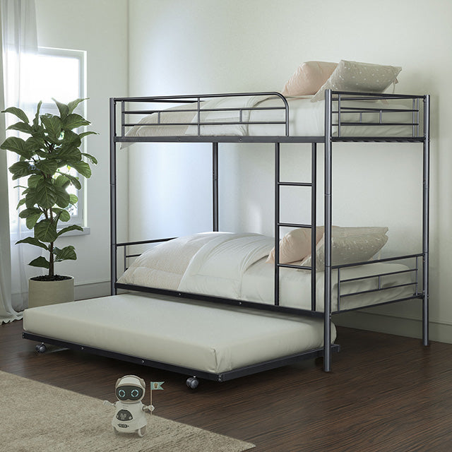 Philotus Twin/Twin Bunkbed + Trundle - U&U Home Budget Furniture (Carteret, NJ)
