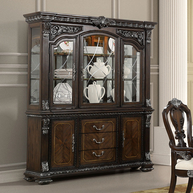 Promenade Hutch And Buffet - U&U Home Budget Furniture (Carteret, NJ)