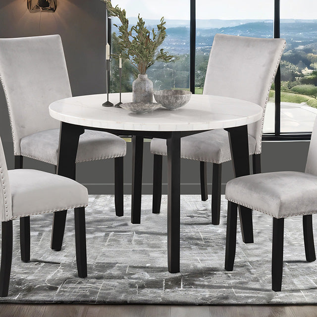 Sabro Round Dining Table - U&U Home Budget Furniture (Carteret, NJ)
