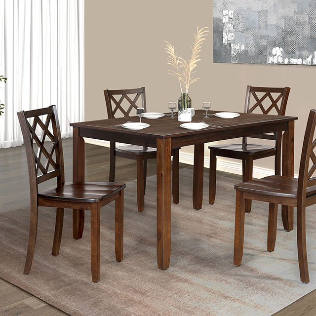 Yamhill 5 Pc. Dining Table Set - U&U Home Budget Furniture (Carteret, NJ)
