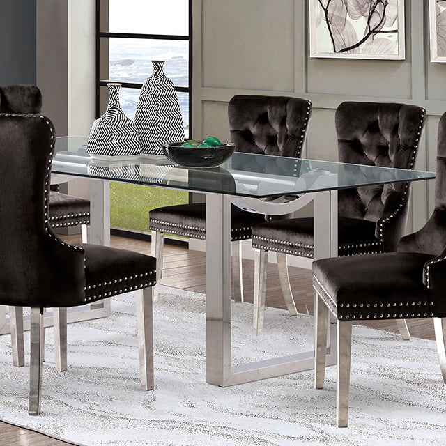 Silvestri 5 Pc Dining Table Set - U&U Home Budget Furniture (Carteret, NJ)
