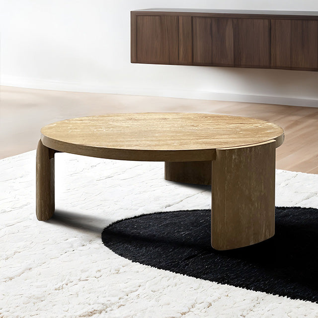 Poltimore Round Cocktail Table - U&U Home Budget Furniture (Carteret, NJ)