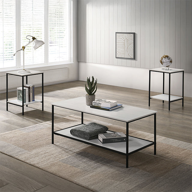 Pallas 3 Pc. Table Set - U&U Home Budget Furniture (Carteret, NJ)