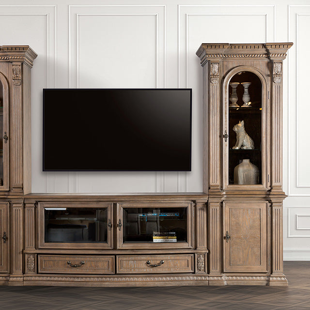 Seven Oaks Entertainment Center - U&U Home Budget Furniture (Carteret, NJ)