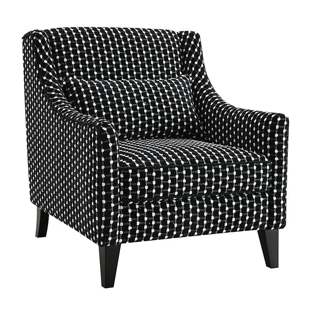 Viviani Accent Chair w/ 1 Kidney - U&U Home Budget Furniture (Carteret, NJ)