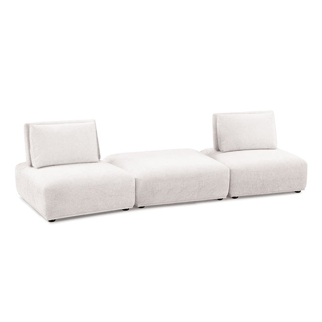 Stavanger 2-Seater w/ Square Ot - U&U Home Budget Furniture (Carteret, NJ)