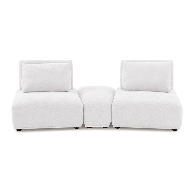 Stavanger Curved 2-Seater w/ Ot - U&U Home Budget Furniture (Carteret, NJ)