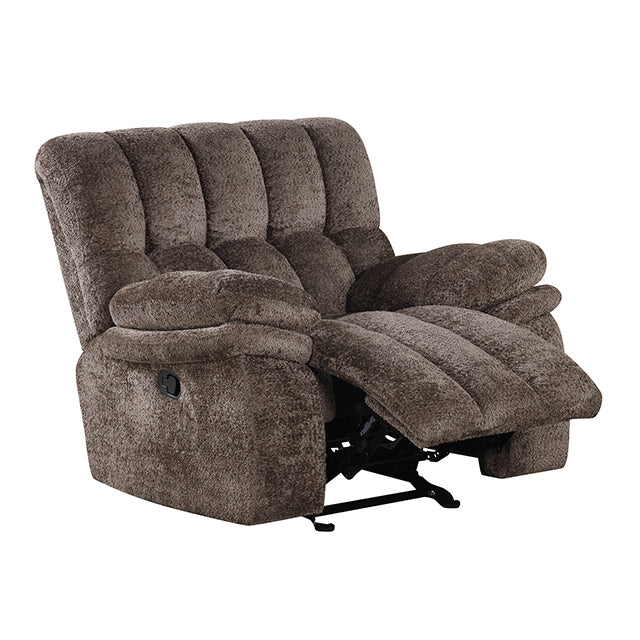 Hieronymus Glider Recliner Chair - U&U Home Budget Furniture (Carteret, NJ)