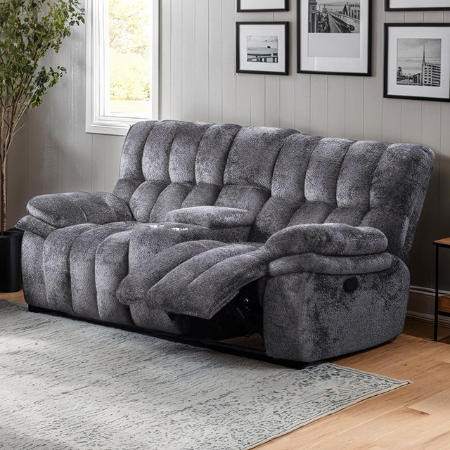 Hieronymus Manual Loveseat - U&U Home Budget Furniture (Carteret, NJ)