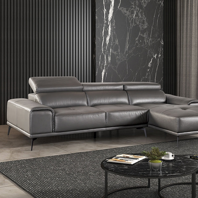 Vadso Sectional, Right Chaise - U&U Home Budget Furniture (Carteret, NJ)