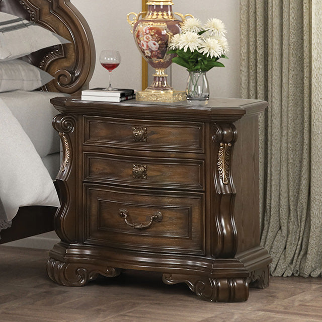 Leovanni Nightstand - U&U Home Budget Furniture (Carteret, NJ)