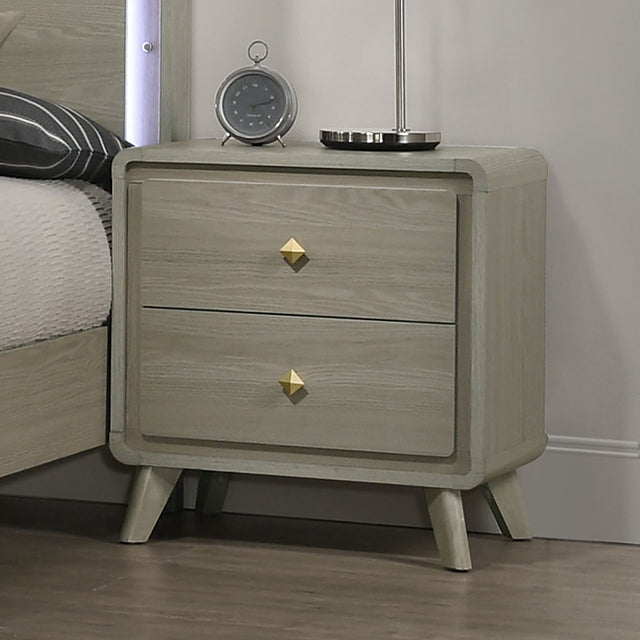 Rainier Nightstand - U&U Home Budget Furniture (Carteret, NJ)
