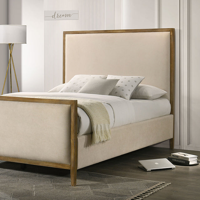 Key Bed Natural - U&U Home Budget Furniture (Carteret, NJ)
