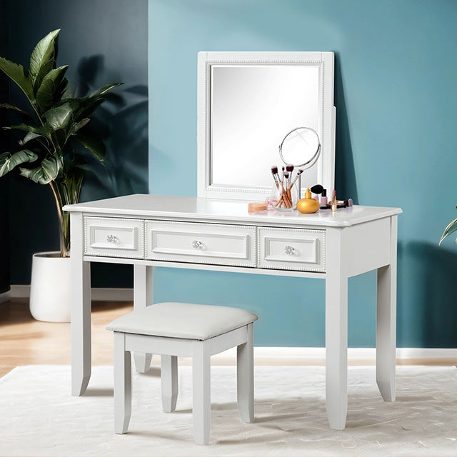 Naucalpan Vanity w/ Stool - U&U Home Budget Furniture (Carteret, NJ)