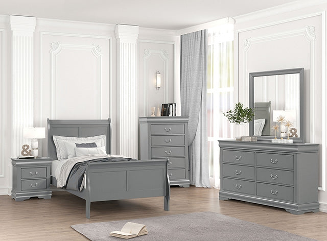 Twin Bed Louis Philippe - U&U Home Budget Furniture (Carteret, NJ)