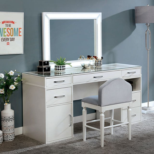Vickie Vanity Set - U&U Home Budget Furniture (Carteret, NJ)