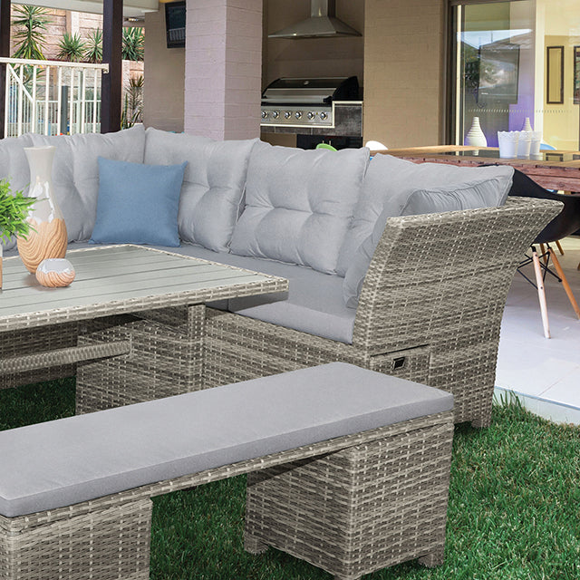 Malia 5 Pc. Sectional Set w/ Bench - U&U Home Budget Furniture (Carteret, NJ)