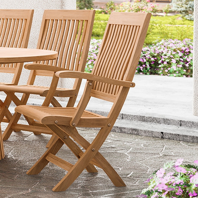 Nusa Folding Arm Chair - U&U Home Budget Furniture (Carteret, NJ)