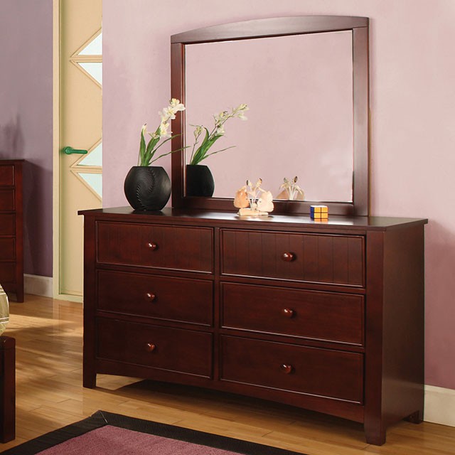 Omnus Cherry Dresser - U&U Home Budget Furniture (Carteret, NJ)