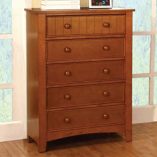 Omnus Oak Chest - U&U Home Budget Furniture (Carteret, NJ)