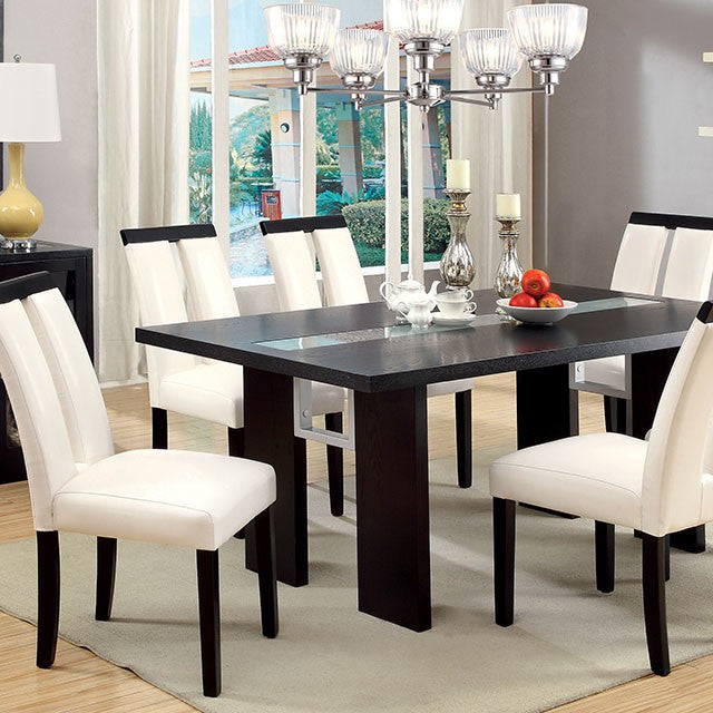 Luminar 7 Pc Dining Table Set - U&U Home Budget Furniture (Carteret, NJ)