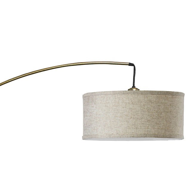 Jess Antique Gold Arch Lamp - U&U Home Budget Furniture (Carteret, NJ)