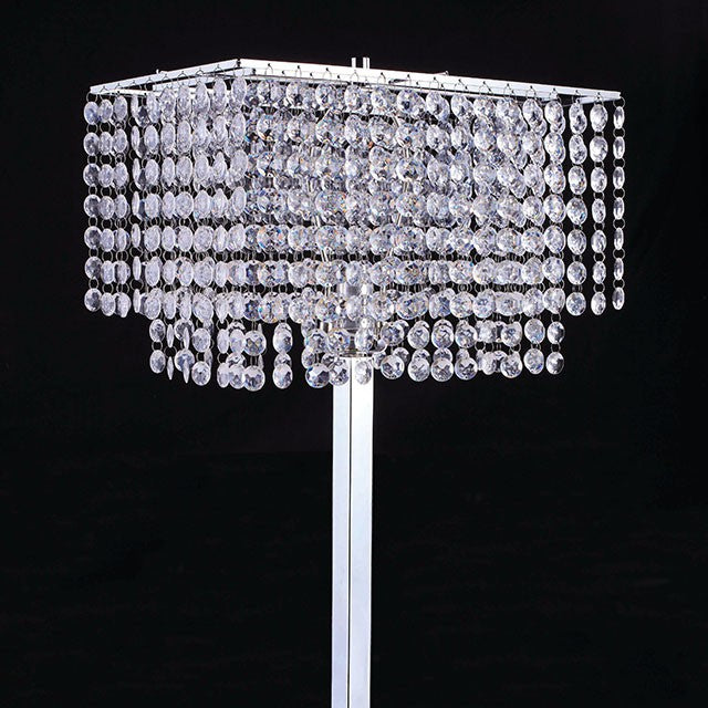 RENA Table Lamp, Hanging Crystal - U&U Home Budget Furniture (Carteret, NJ)