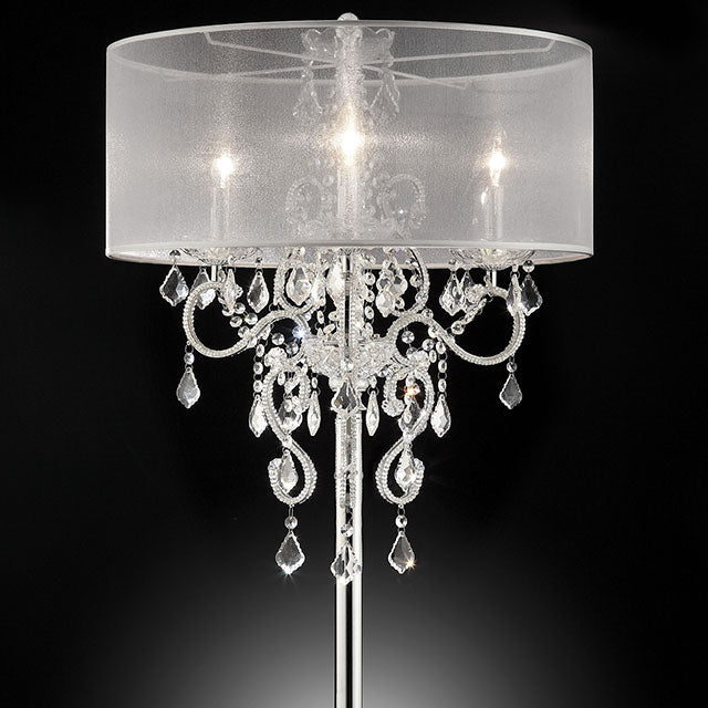 Rigel Silver 35"H Table Lamp - U&U Home Budget Furniture (Carteret, NJ)