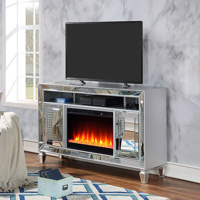 Seginus TV Stand w/ Fire Place - U&U Home Budget Furniture (Carteret, NJ)