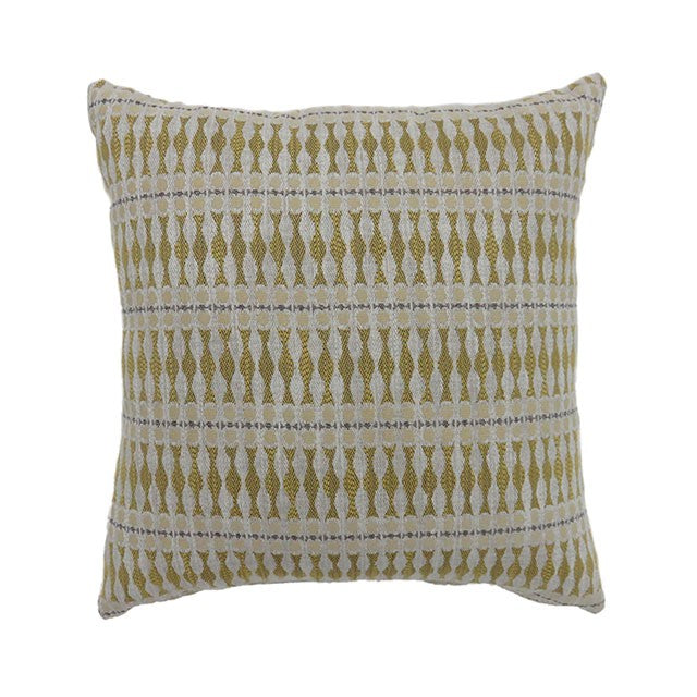 Malia Yellow 22" X 22" Pillow (2/CTN) - U&U Home Budget Furniture (Carteret, NJ)