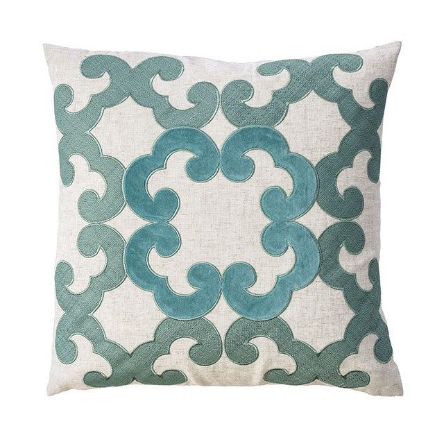 Lily Natural 20" X 20" Pillow, Natural (2/CTN) - U&U Home Budget Furniture (Carteret, NJ)