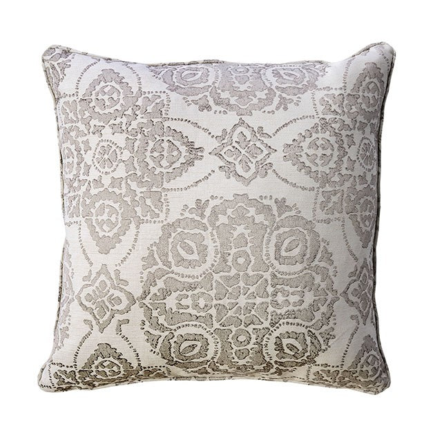 Joy Cream/Gray 20" X 20" Pillow, Cream & Gray (2/CTN) - U&U Home Budget Furniture (Carteret, NJ)