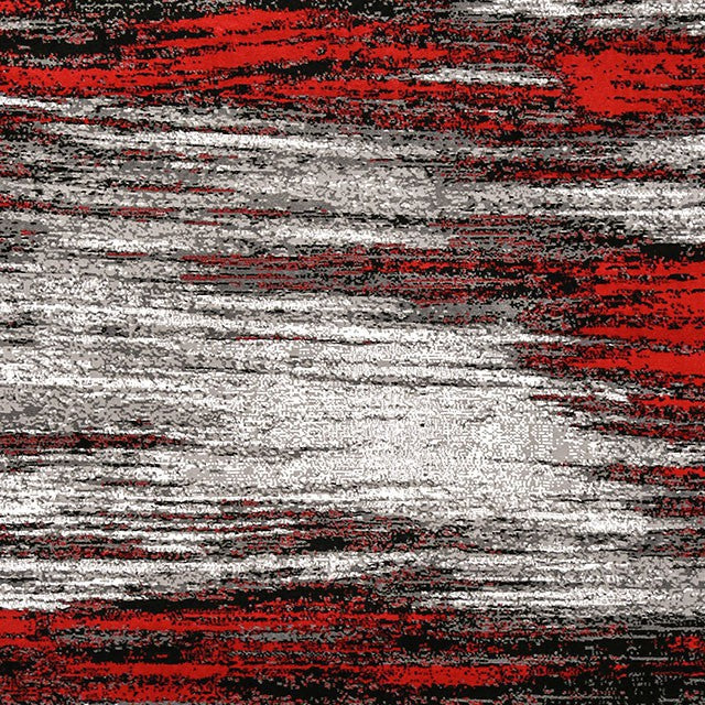 Sivas Gray/Red 8' X 10' Area Rug - U&U Home Budget Furniture (Carteret, NJ)