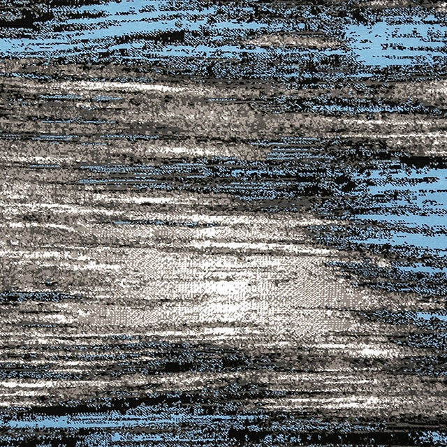 Sivas Gray/Blue 8' X 10' Area Rug - U&U Home Budget Furniture (Carteret, NJ)