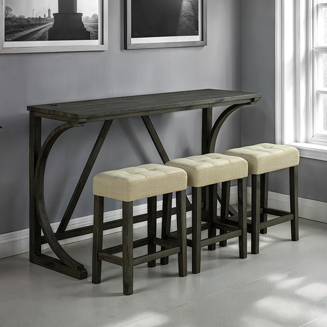 Ptolema 4 Pc. Dining Table Set - U&U Home Budget Furniture (Carteret, NJ)