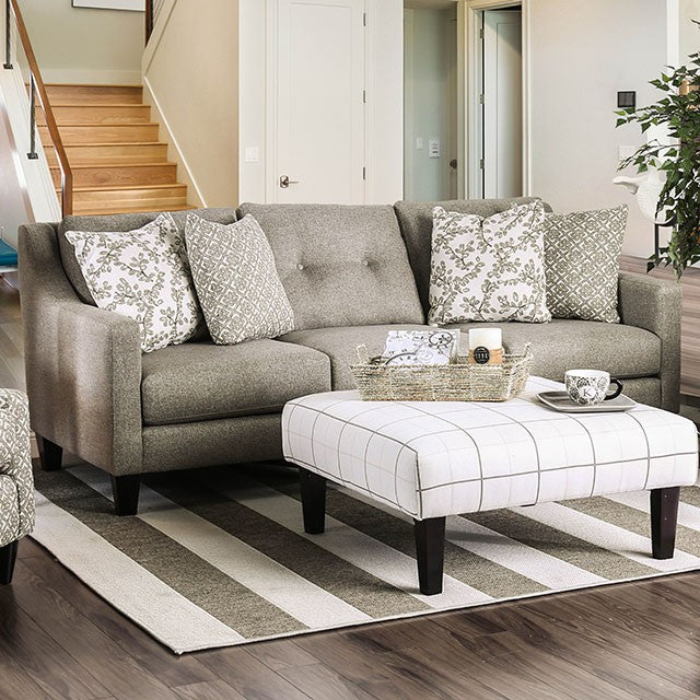 Dorset Light Gray Sofa - U&U Home Budget Furniture (Carteret, NJ)