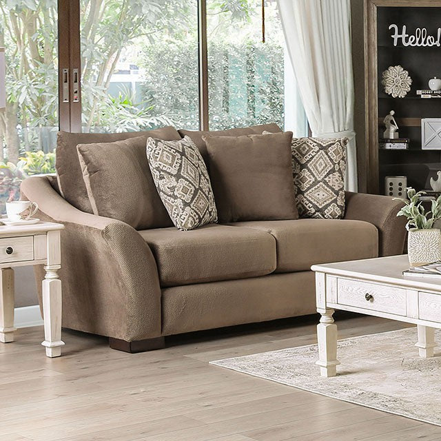 Oacoma Love Seat - U&U Home Budget Furniture (Carteret, NJ)