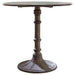 Oswego Round Bistro Dining Table Bronze - U&U Home Budget Furniture (Carteret, NJ)
