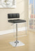 Alameda Adjustable Bar Stool Chrome and Black - U&U Home Budget Furniture (Carteret, NJ)