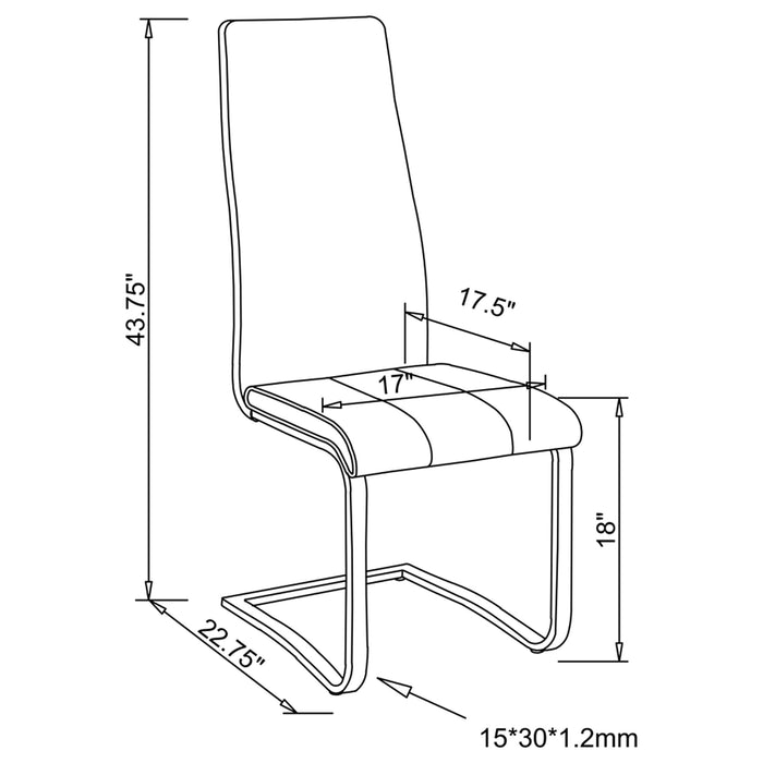Montclair Side Chairs - U&U Home Budget Furniture (Carteret, NJ)