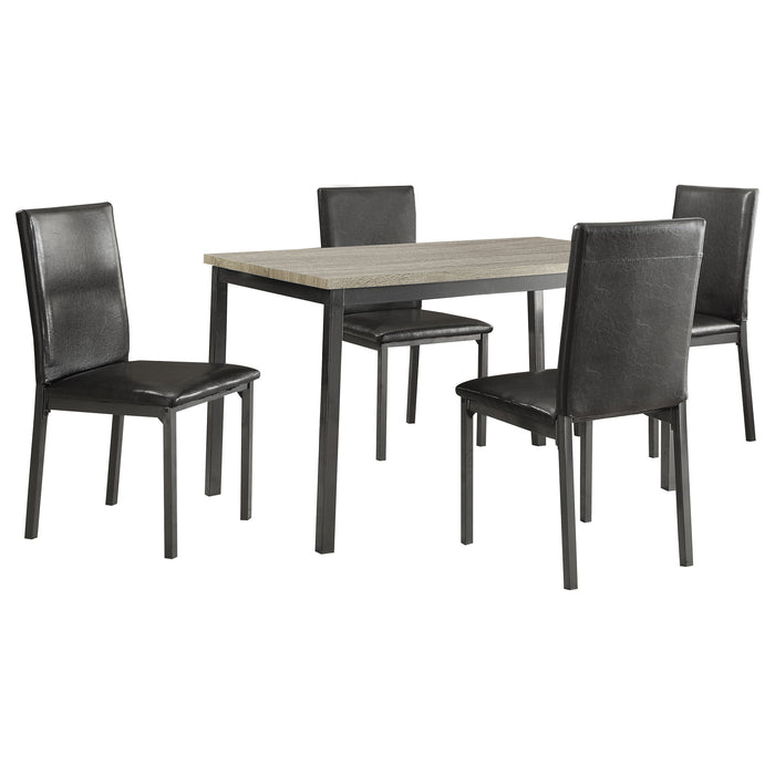 Garza 5 Pc Dining Sets - U&U Home Budget Furniture (Carteret, NJ)