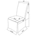 Shawna Side Chair - U&U Home Budget Furniture (Carteret, NJ)