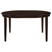 Gabriel 5-piece Extension Leaf Dining Table Set Cappuccino - U&U Home Budget Furniture (Carteret, NJ)