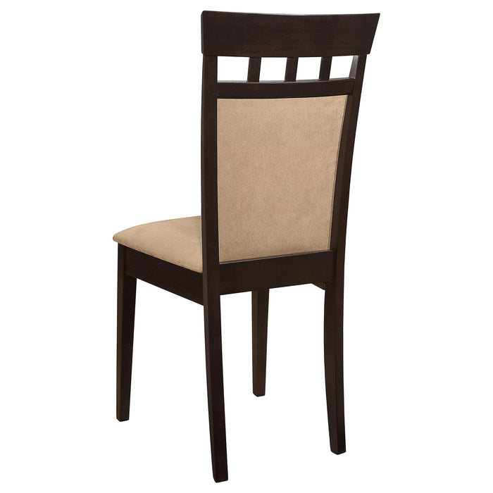 Gabriel 5-piece Extension Leaf Dining Table Set Cappuccino - U&U Home Budget Furniture (Carteret, NJ)