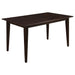 Gabriel 5-piece Rectangular 59-inch Closed Back Dining Set Cappuccino - U&U Home Budget Furniture (Carteret, NJ)