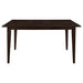 Gabriel 5-piece Rectangular 59-inch Closed Back Dining Set Cappuccino - U&U Home Budget Furniture (Carteret, NJ)