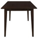 Gabriel 5-piece Rectangular 59-inch Closed Back Dining Set Cappuccino - U&U Home Budget Furniture (Carteret, NJ)