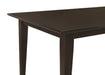 Gabriel 5-piece Rectangular 59-inch Dining Set Cappuccino - U&U Home Budget Furniture (Carteret, NJ)