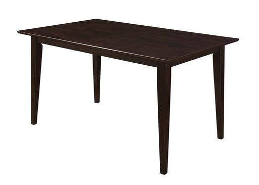 Gabriel Rectangular Dining Table Cappuccino - U&U Home Budget Furniture (Carteret, NJ)